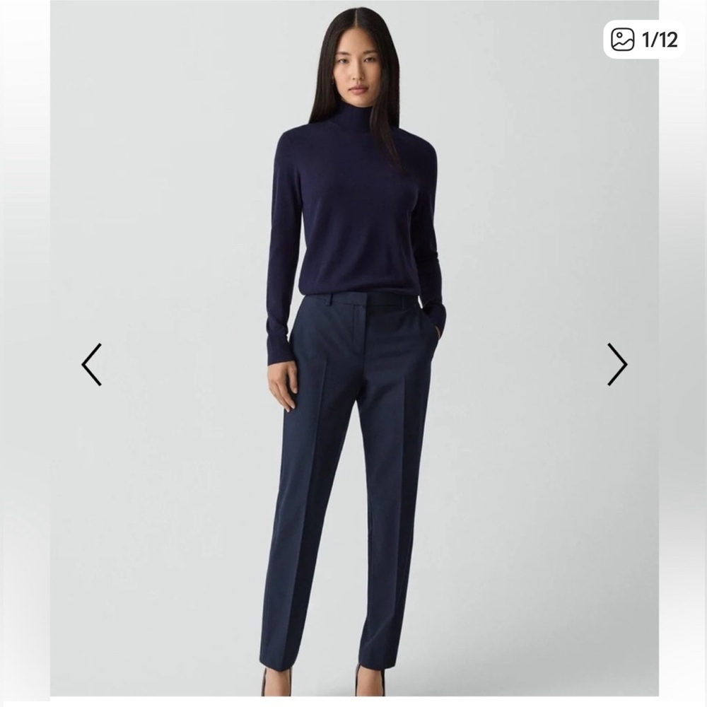 Theory Treeca full length pants in good wool